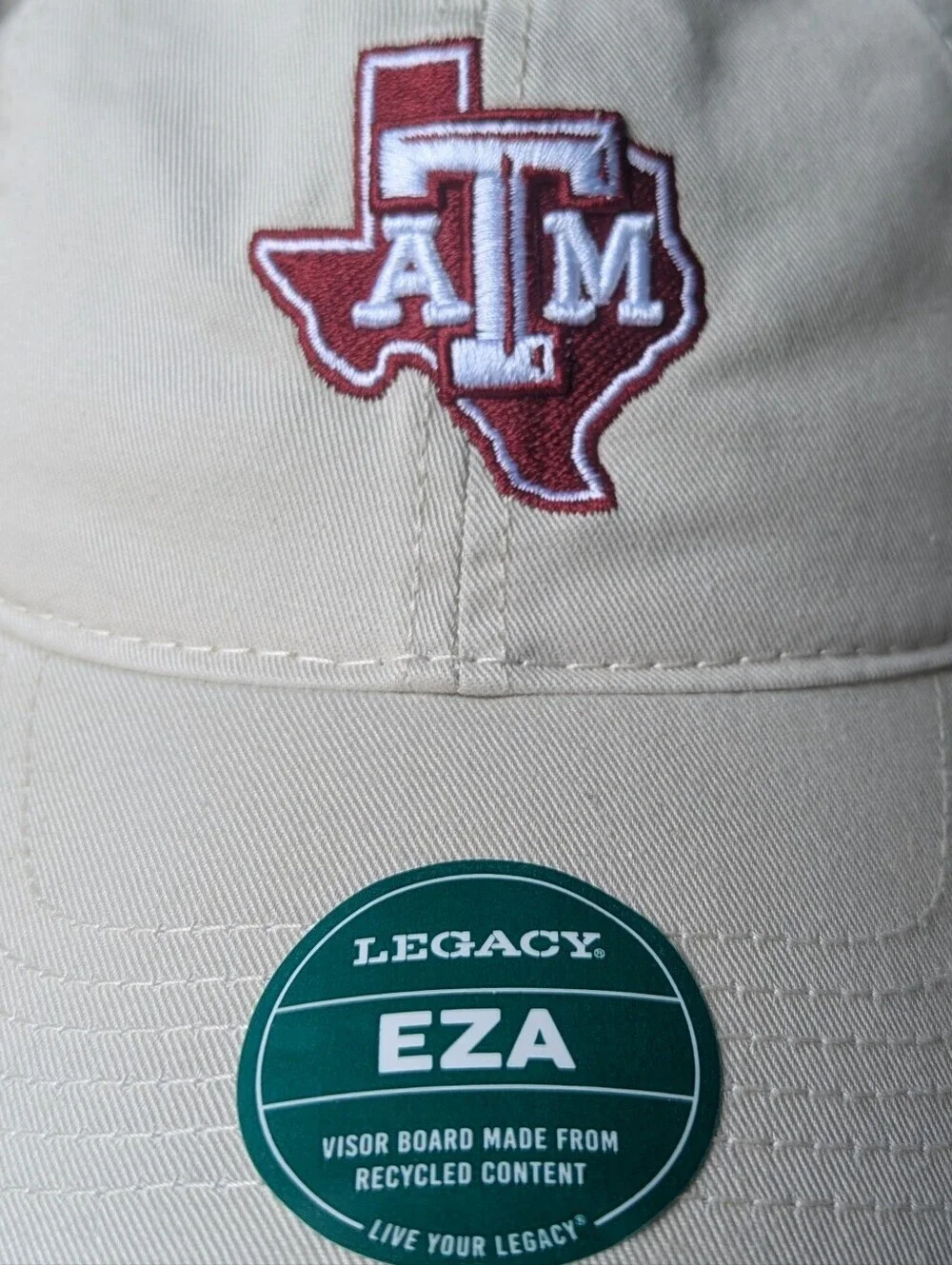 NWT Legacy Texas A&M Relaxed Twill Embroidered Hat Cotton One Size